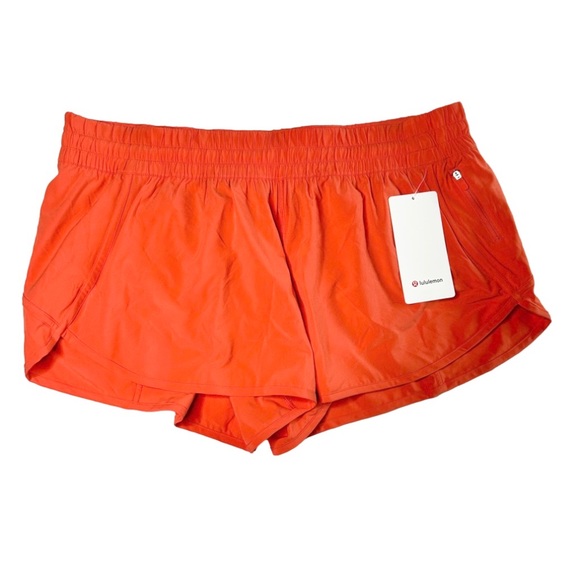 lululemon athletica Orange Athletic Shorts - Picture 2 of 5